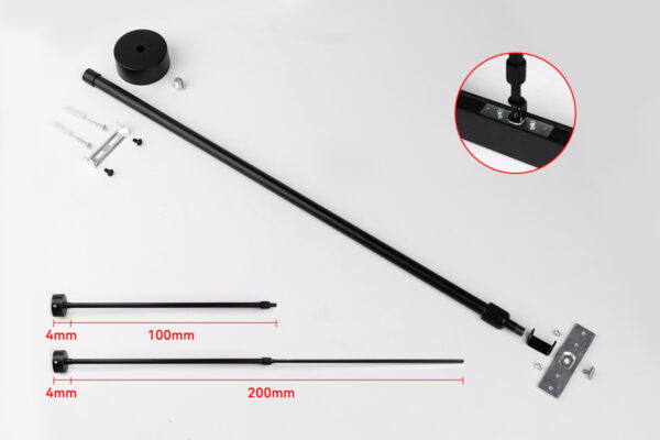 Magnetsiini teleskoopvarras 1-2m