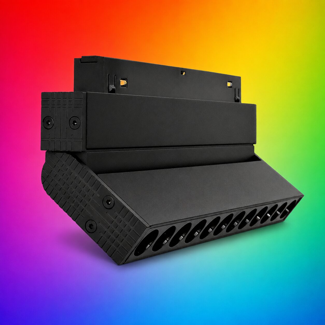 grille RGB+CCT LED valgusti magnetsiin süsteemile modernses interjööris