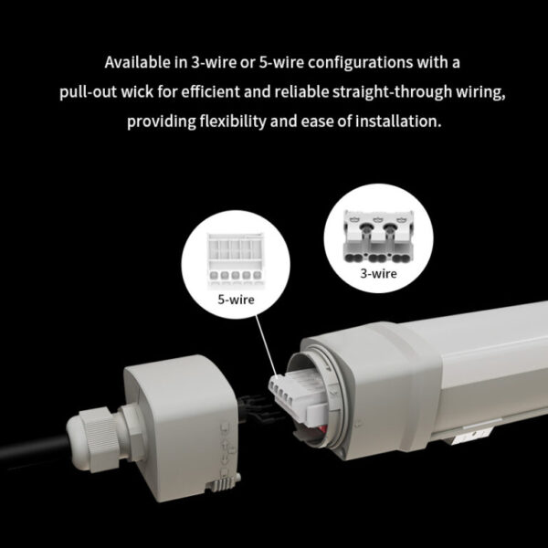 Tööstusvalgusti 150cm  230V 7200lm  4000K IP65 45W(25W/30W/35W) CRI80 - Image 3