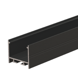 Must anodeeritud 24mm kõrgune ledriba profiil