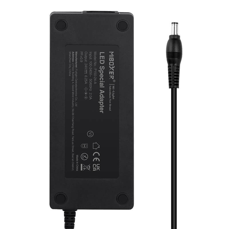 LED spetsiaaladapter 150W, 24VDC/6,25A – stabiilne LED-toide