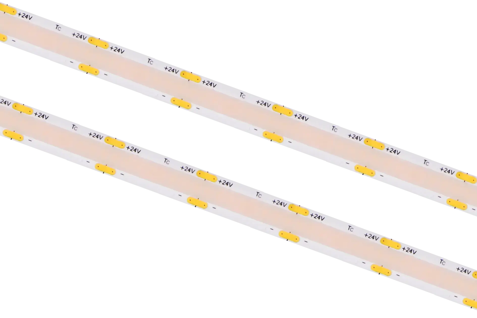 24V CCT LED riba 2700–6500K IP68, ühtlane valgus ja kõrge CRI