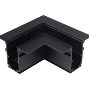 Must 90 kraadine L nurgaliitmik 20 mm süvistatavale magnetsiinile, lae nurga ühendus magnetvalgustussüsteemile