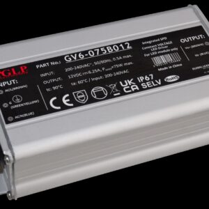 Toiteplokk 75W 12V 6.25A CV – metallkorpus, IP67