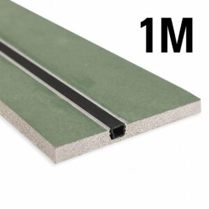 Alumiiniumprofiil kardinale või ledribale  kipsplaadis  12,5mm x 130mm, 1m