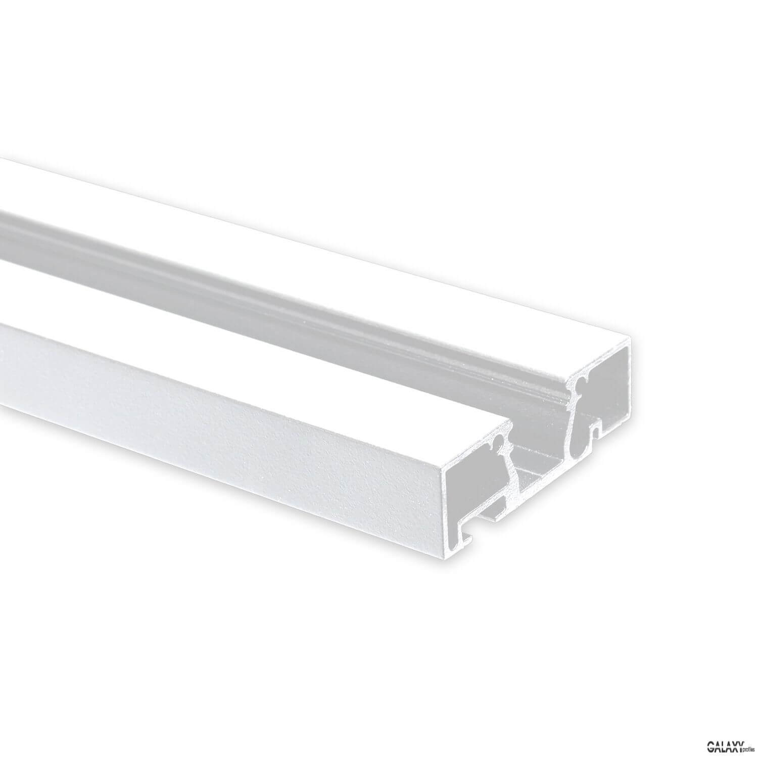 Must VP1 kardinaprofiil 200 cm LED valgustuse ja kardinalahenduse jaoks