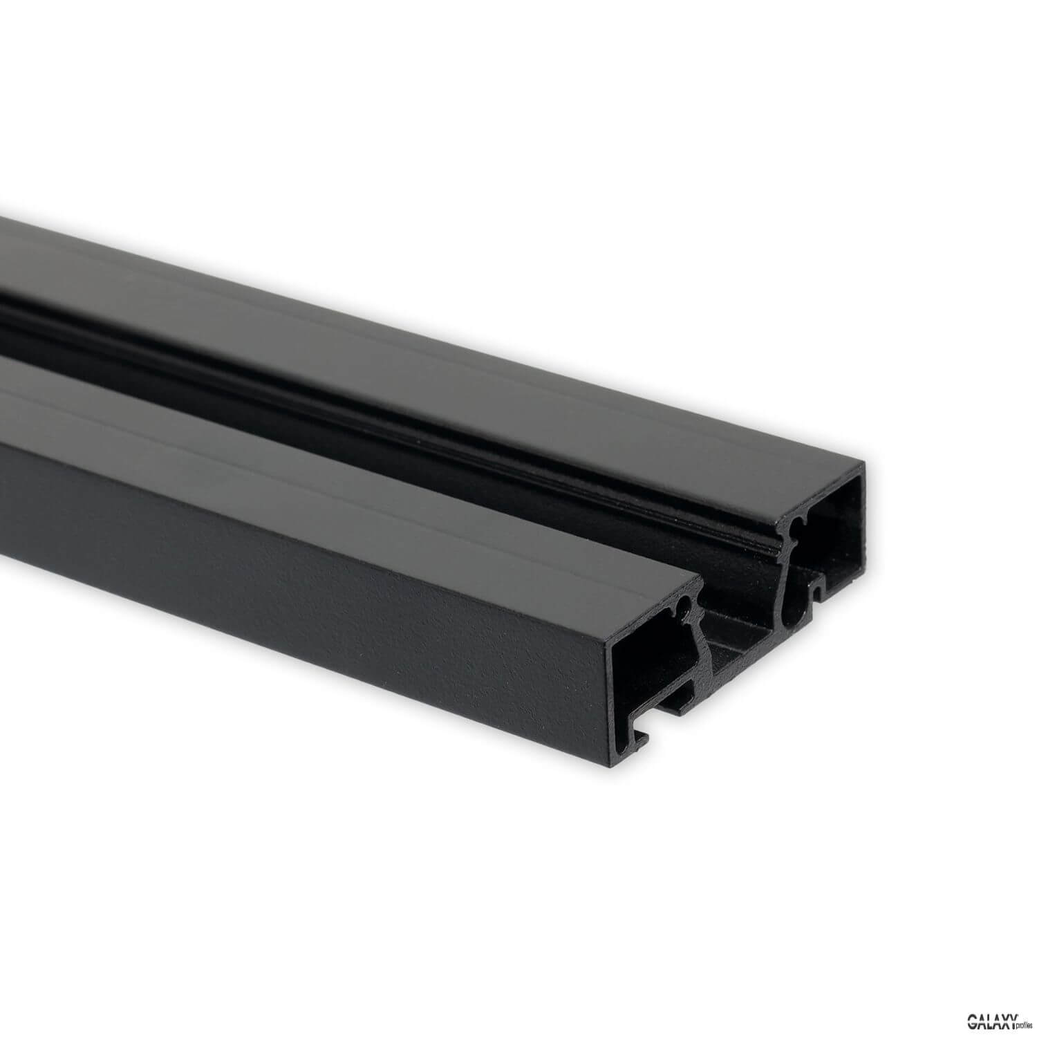 Must VP1 kardinaprofiil 200 cm LED valgustuse ja kardinalahenduse jaoks
