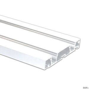 Kardinaprofiil 2-ne 2m, valge RAL9010, LED ribale kuni 10 mm