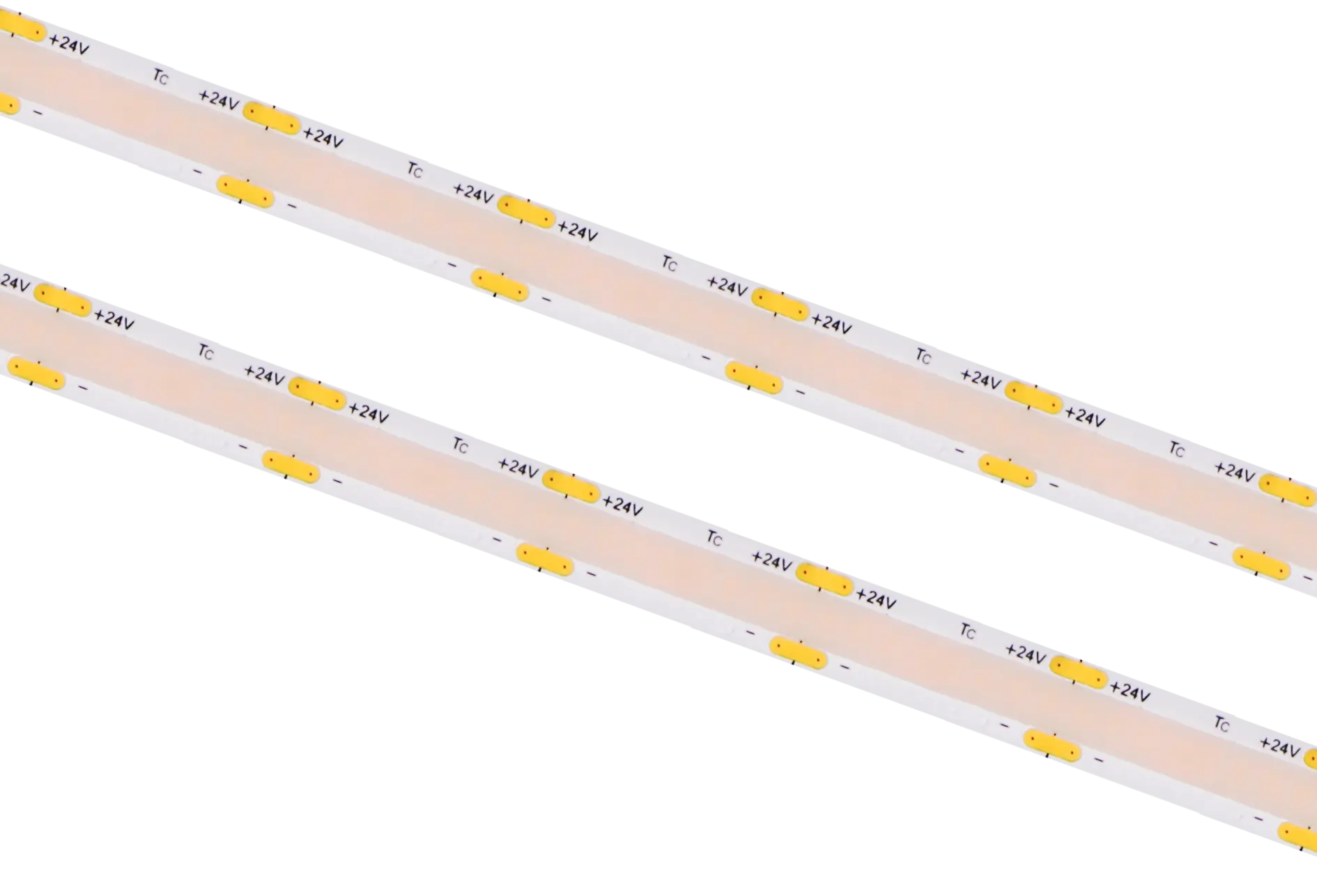 SOB LED-riba 24 V, 15 W/m, 3000 K, 1890 lm/m, CRI 92, IP20
