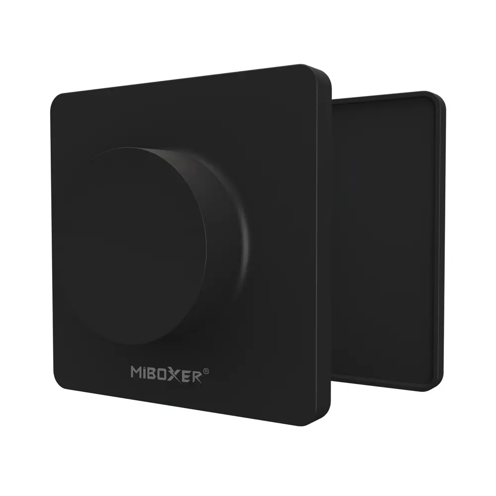 Must K1 pöördnupuga LED-valgustuse juhtpult seinale magnet kinnitusega