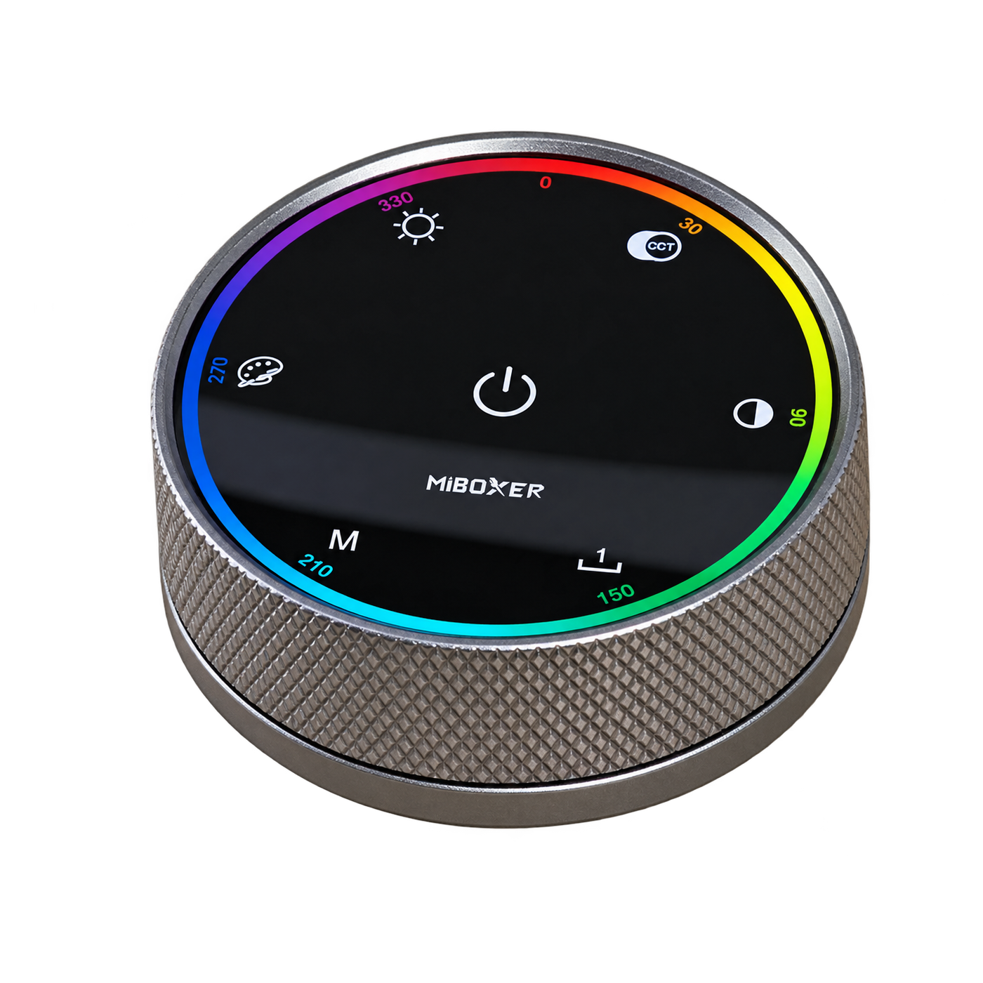 MiBoxer K6 metallist pöördnupuga RGB+CCT kaugjuhtimispult