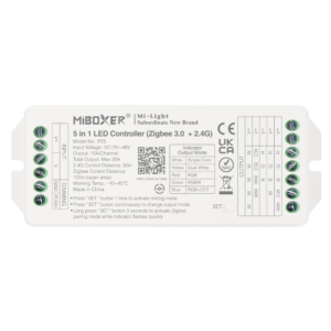 MiBoxer PZ5 5-in-1 Zigbee 3.0 ja 2,4 GHz LED-kontroller