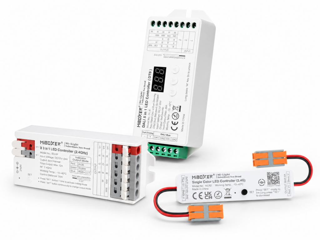 LED-valgustuse dimmerite ja kontrollerite valik